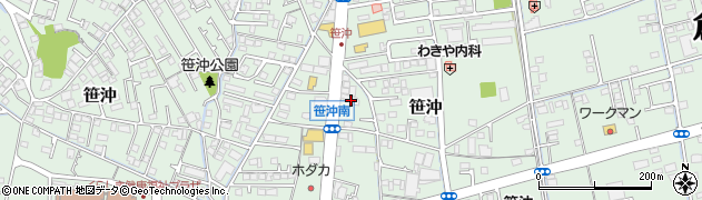 玉島信用金庫笹沖支店周辺の地図