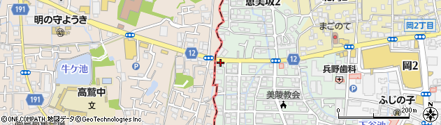 カットスタジオ フタバ 恵美坂店(cut studio FUTABA)周辺の地図