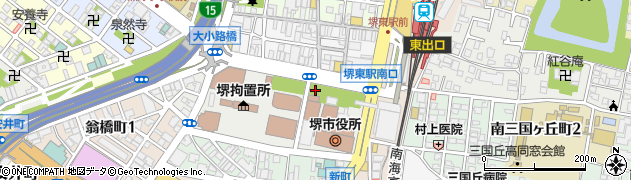 市民交流広場周辺の地図