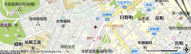 中京銀行津支店周辺の地図