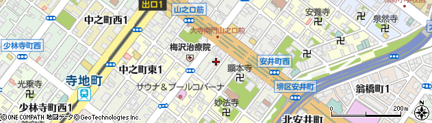 大阪府堺市堺区宿院町東周辺の地図