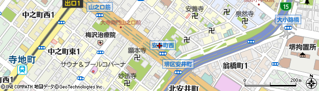 日産レンタカー堺中央店周辺の地図