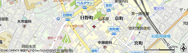 三重県松阪市日野町672周辺の地図