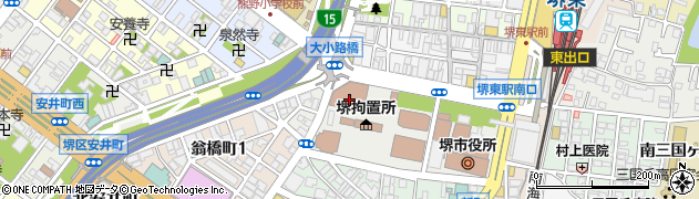 ゆうちょ銀行堺店周辺の地図