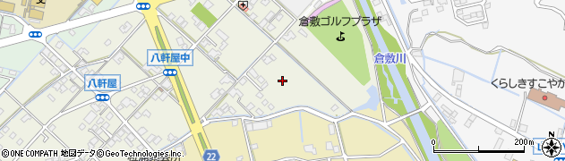 岡山県倉敷市八軒屋周辺の地図