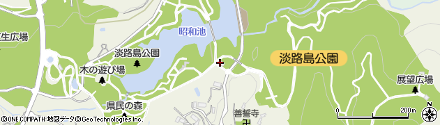 兵庫県立　あわじ石の寝屋・緑地管理事務所周辺の地図