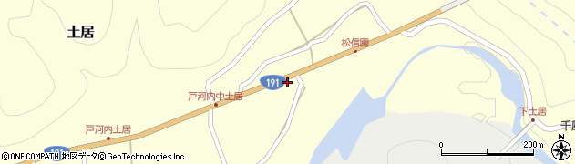 広島県山県郡安芸太田町土居148周辺の地図