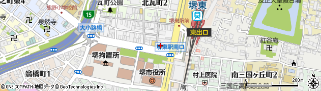 鍛冶二丁 堺東駅前店周辺の地図