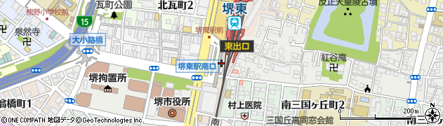 居酒屋 千べろ家 ザビエル 堺東周辺の地図