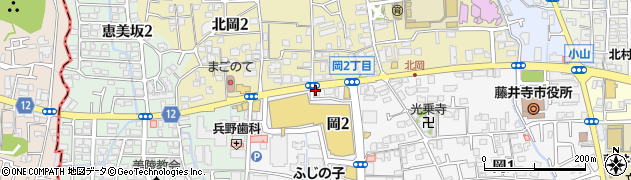 吉乃屋北店周辺の地図