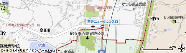 畠田南周辺の地図