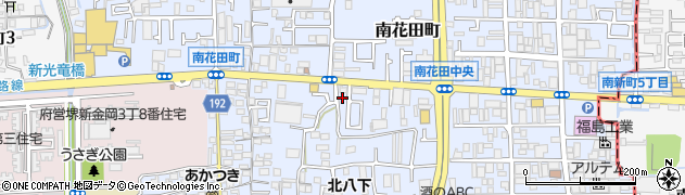 南花田町さざんか公園周辺の地図