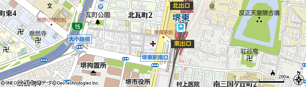 中華そばムタヒロ 大阪堺東店周辺の地図