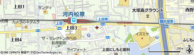 株式会社道下工業所松原支店周辺の地図