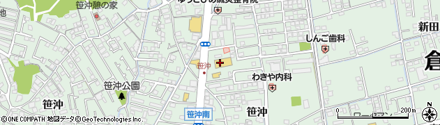 株式会社ザグザグ　笹沖店周辺の地図