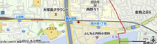 エニタイムフィットネス　松原西大塚店周辺の地図
