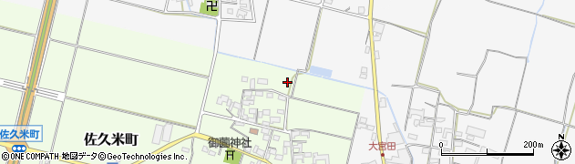 三重県松阪市佐久米町周辺の地図