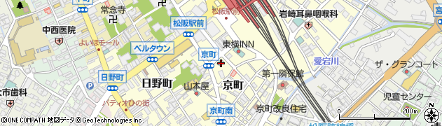 三重県松阪市京町516周辺の地図