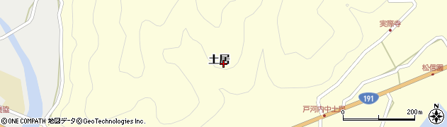 広島県山県郡安芸太田町土居周辺の地図