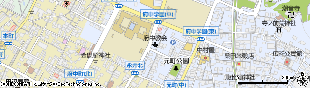 日本アライアンス教団府中キリスト教会周辺の地図