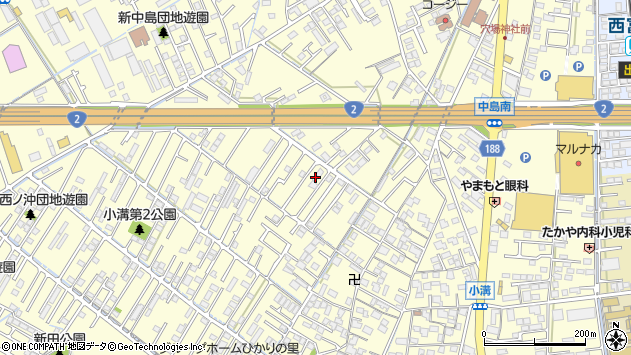 〒710-0803 岡山県倉敷市中島の地図