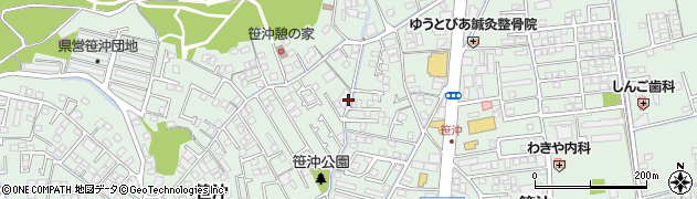 岡山県倉敷市笹沖周辺の地図