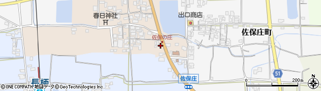 天理三昧田郵便局周辺の地図