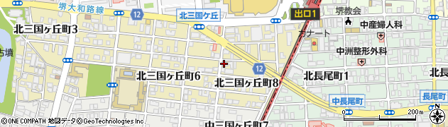 寺岸米穀店周辺の地図