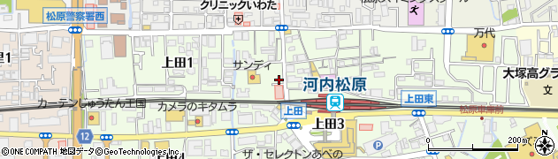 美容プラージュ河内松原店周辺の地図
