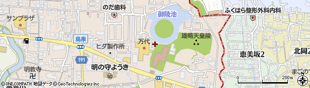 大阪府羽曳野市島泉8丁目周辺の地図