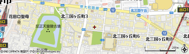 大阪府堺市堺区北三国ヶ丘町周辺の地図