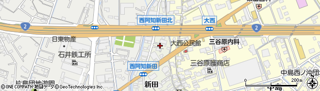 岡山県倉敷市西阿知町新田26周辺の地図