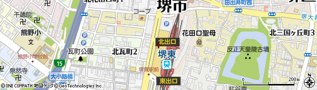 ビューティーフェイスグランデ堺東店周辺の地図