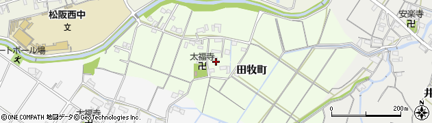 三重県松阪市田牧町124周辺の地図