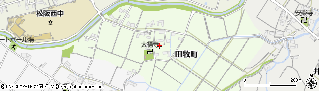 三重県松阪市田牧町124-3周辺の地図