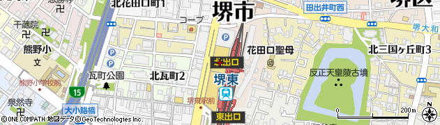 堺タカシマヤ周辺の地図