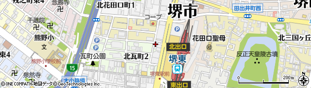 ホットヨガスタジオ ラバ 堺東店(LAVA)周辺の地図