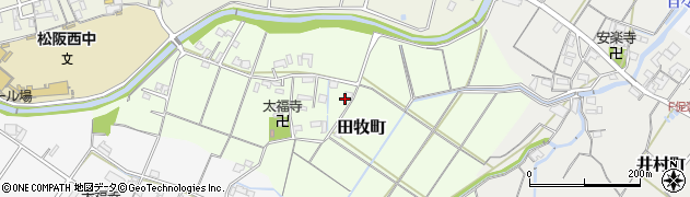 三重県松阪市田牧町92周辺の地図