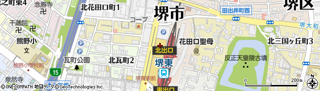 とんかつKYK 高島屋堺店周辺の地図