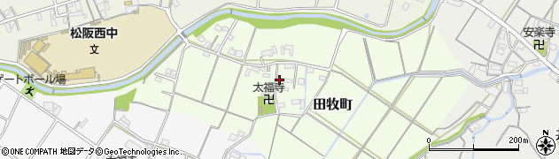 三重県松阪市田牧町126周辺の地図