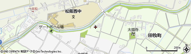三重県松阪市田牧町147周辺の地図