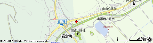 稲倉郵便局周辺の地図