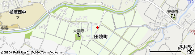 三重県松阪市田牧町91周辺の地図