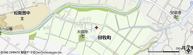 三重県松阪市田牧町93周辺の地図