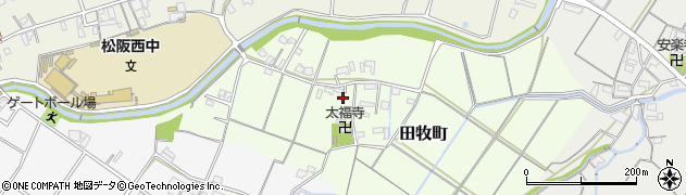 三重県松阪市田牧町107周辺の地図