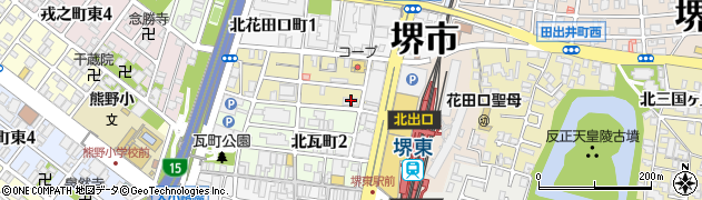 プラザコンタクト堺東周辺の地図