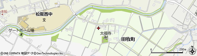 三重県松阪市田牧町104周辺の地図