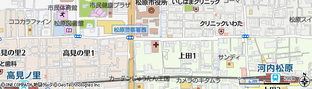 松原郵便局貯金サービス周辺の地図