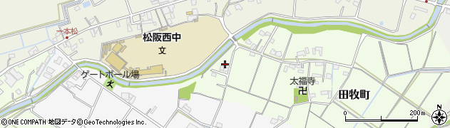 三重県松阪市田牧町147-13周辺の地図
