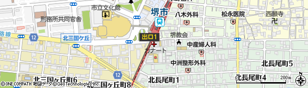 賃貸住宅サービス　ＪＲ堺市駅前案内センター周辺の地図